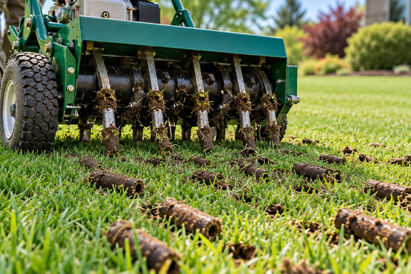 How Aeration Improves the Results of Your Fertilization Program